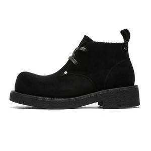 Chi Wolf Желтые мужские зимние короткие сапоги с флисовой подкладкой, цвет Yellow