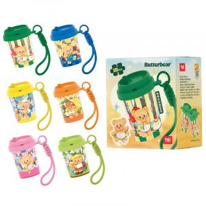 Чашка для кочи Butter Bear Travel Mug Bear, пазл, мистери-бокс, одиночный мистери-бокс/полный бокс 6 шт TOI
