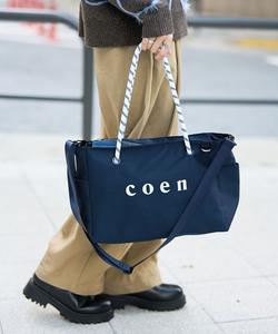 Сумка через плечо из полиэстеровой ткани с логотипом Coen (доступны эксклюзивные цвета для онлайн-продаж), цвет Navy