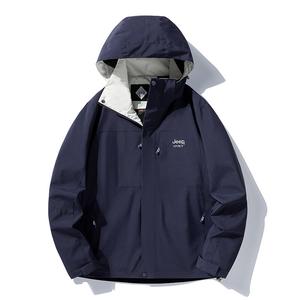 Ветровка Куртка Унисекс Jeep Spirit, темно-синий