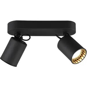 Светильник TRIO Leuchten потолочный Pago лампа GU10 Trio Leuchten, черный