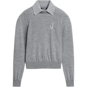 Трикотажная поло Jacquemus, серый/серый