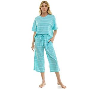 Женский комплект пижамы whisper light из 2 предметов Sonoma Goods For Life, Jil Stripe Aqua Splash