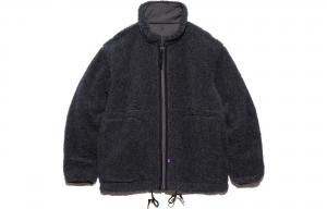 Nanamica Куртка-бомбер из шерсти The North Face Purple Label, двусторонняя, унисекс