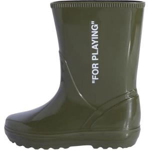 OFF-WHITE Детские ботинки с низким голенищем, зеленые, для детей 3–7 лет