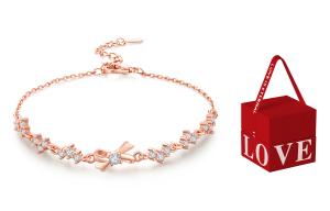 Jodie＆Kevin Джоди и Кевин Браслет из циркония для женщин серебряный