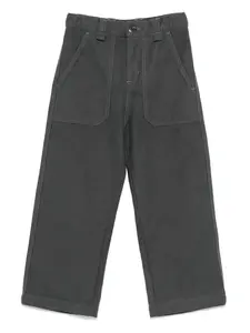 Брюки прямого кроя с логотипом The Animals Observatory, серый