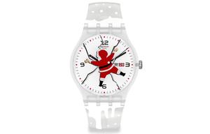 SWATCH Часы Unisex White Watch SUOZ717, White