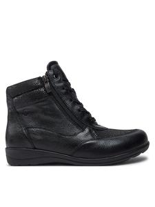 Ботильоны на плоской подошве Caprice, черный