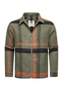 Переходная куртка в клетку azzte Ragwear, зеленый