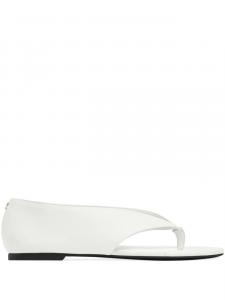 Балетки Courrèges open ballerinas, белый