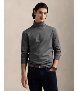 Водолазка regular fit Polo Ralph Lauren, графитовый