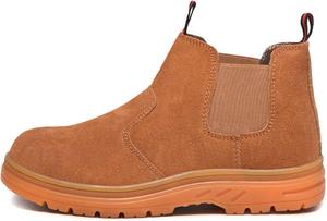 HISXUS Safety Shoes Мужская и женская Стальной носок Мужские легкие дышащие промышленные ботинки Safety Work Boots (цвет: желтый, размер: 6.5 US)