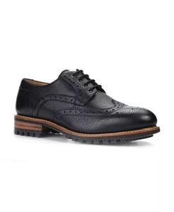 Мужские кожаные туфли Richard Wingtip Oxford на шнуровке Anthony Veer, черный