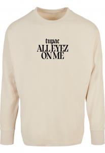 Merchcode Футболка '2Pac All Eyez On Me Tracklist Cut On' в цвете Sand