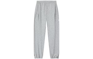 Вязаные спортивные штаны женские темный мраморный серый меланж FILA