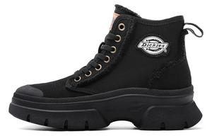 Женские парусиновые кеды с высоким берцем, цвет черный/хаки Dickies