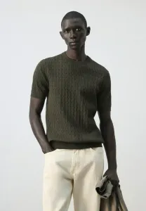 Простая футболка Mango, Khaki