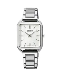 Женские стальные женские часы SWR073P1 с серебряным ремешком Seiko, серебряный