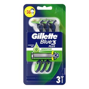 Одноразовые бритвы Blue3 sence care plus sensitive (3 шт.) Gillette