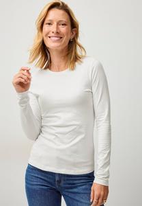 Топ Ellos Collection Long sleeved top, Weiß/White