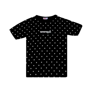 Футболка с логотипом Supreme x Comme des Garçons SHIRT, цвет Черный