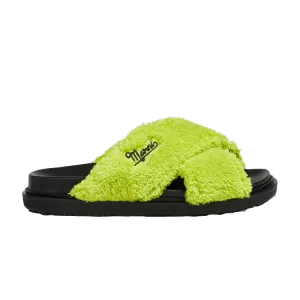 Кроссовки Marni Wmns Fussbett Sabot Green Chartreuse, зеленый