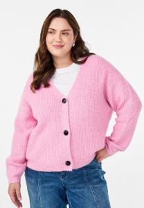 Кардиган Zizzi MIT V-AUSSCHNITT, Bonbon Mel/Pink