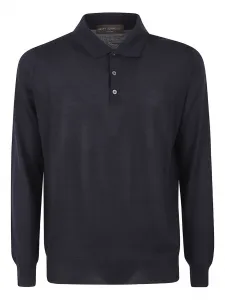 Поло из кашемира Brett Johnson, синий