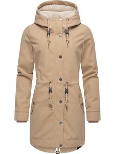 Пуховик ragwear Canny Canvas, серо-коричневый