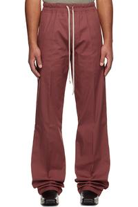 Rick Owens Розовые брюки на шнуровке Concordian Dietrich
