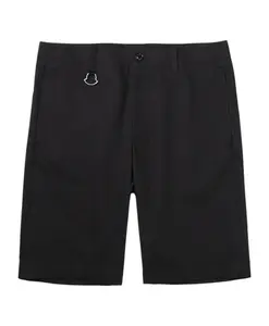 Габардиновые шорты Moncler, черный