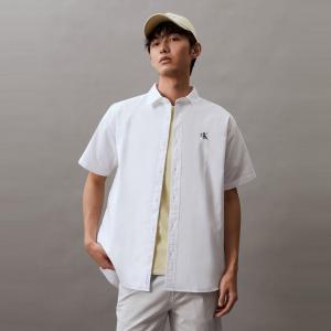 Рубашка мужская Calvin Klein Jeans с вышивкой, желтый