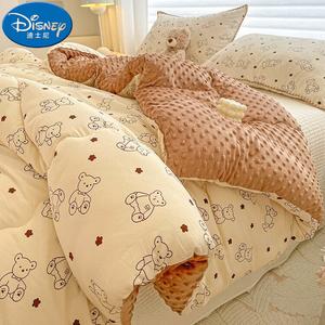 Disney Одеяло 180х220 см, 4 кг, утепленное, хлопковое, цвет Miaoxiong