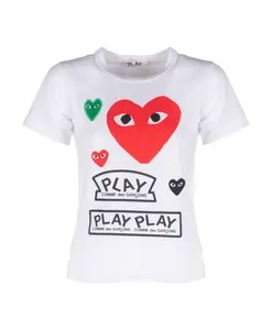 Футболка Comme Des Garçons Play, белый