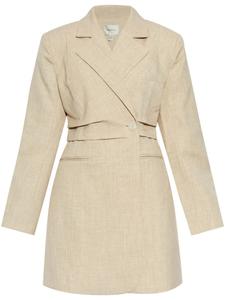 Gestuz блейзер мини-платье, нейтральный