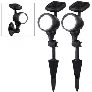 Globo Lighting Светодиодный уличный настенный светильник MOA, черный, комплект из 2 штук