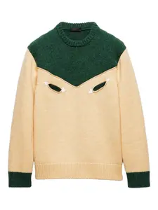 Шерстяной свитер Prada, желтый