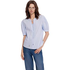 Футболка женская V-образный вырез ELLE, синий