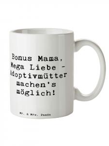 Кружка с надписью Прими материнскую любовь белого цвета Mr. & Mrs. Panda