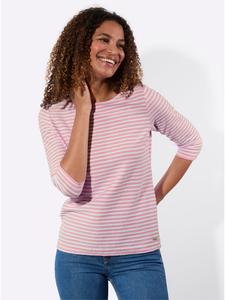 Полосатая рубашка в розовые и белые полосы WITT WEIDEN