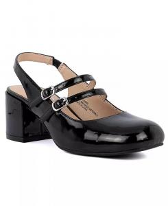 Женские туфли-лодочки Mary Jane на блочном каблуке Gianni Sugar, черный