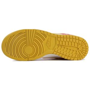 Кроссовки для скейтбординга Dunk женские с низким верхом, желтый/бежевый Nike