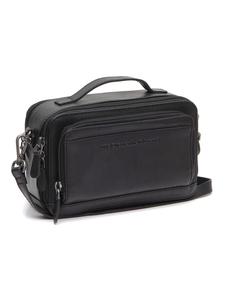 Сумка через плечо из кожи Rovon, 21 см, черного цвета The Chesterfield Brand