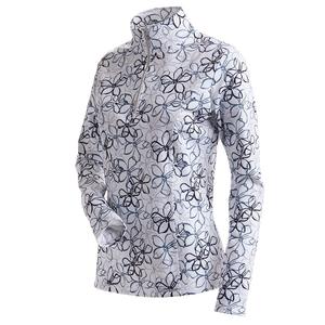 Куртка-поло Nils Robin с молнией на четверть длины (женская) - Зима 2024, Orchid Print