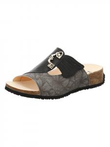 Think! Женские мюли MIZZI с глубокой стелькой, сталь/комбинированный