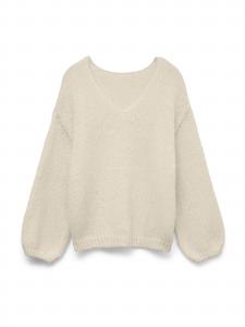 VERO MODA Свитер оверсайз 'VMMaybe' в цвете экрю