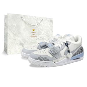 Jordan Легаси 312 амортизирующие противоскользящие низкие винтажные баскетбольные кроссовки мужские белый - белый, цвет White