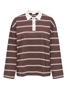 Футболка 'JDYLINE' в коричневом цвете