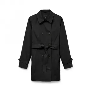 Пальто Vero Moda Chelsea Olivia trench, черный